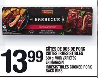 Marche Ami Côtes de dos de porc cuites irresistibles | irresistibles cooked pork back ribs offer