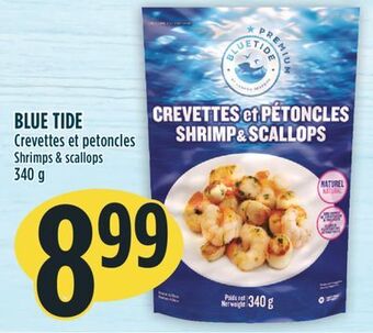 Marché Adonis Blue tide crevettes et petoncles offer