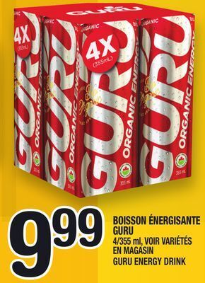 Marche Ami Boisson énergisante guru guru energy drink offer