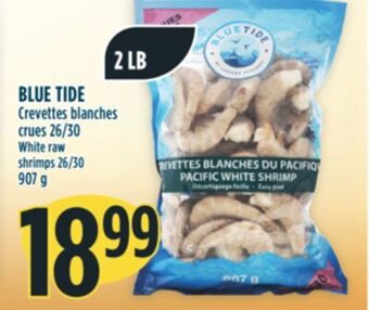 Marché Adonis Blue tide crevettes blanches crues 26/30 offer
