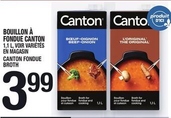 Marche Ami Bouillon à fondue canton | canton fondue broth offer