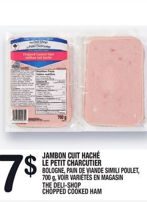 Marche Ami Jambon cuit haché le petit charcutier | the deli-shop chopped cooked ham offer