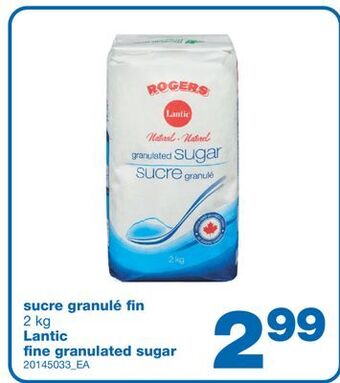 Wholesale Club Sucre granulé fin lantic, 2 kg offer