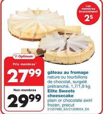 Wholesale Club Gâteau au fromage offer