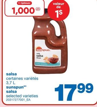 Wholesale Club Salsa sunspun 3,7 l offer