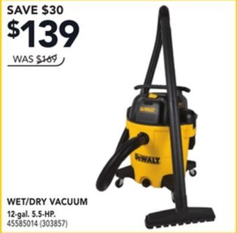 Réno Dépôt Dewalt wet/dry vacuum offer