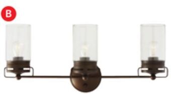 Réno Dépôt Allen + roth vanity lights offer