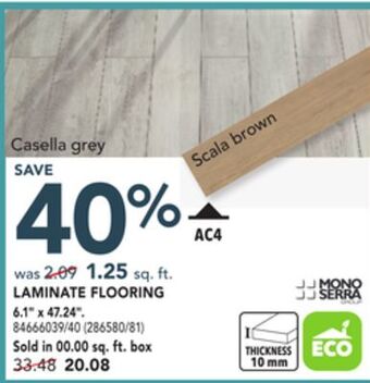 Réno Dépôt Mono serra laminate flooring 6.1 x 47.24 offer