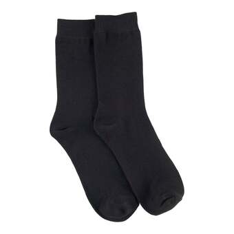Giant Tiger Mountain ridge men's crew socks, black, 10-pack offer