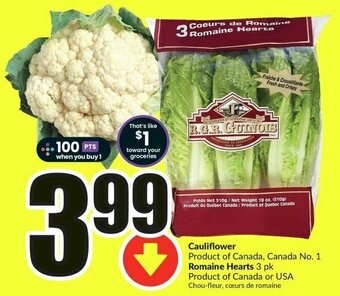 FreshCo Cauliflower offer