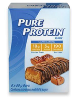 Walmart Pure protein bars offer