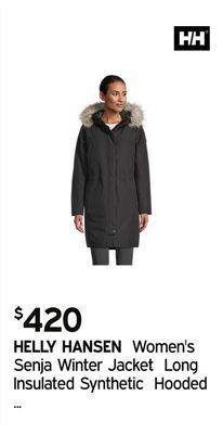 Atmosphere Women's senja winter jacket long insulated synthetic hooded waterproof offer