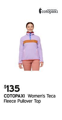 Atmosphere Women's teca fleece pullover top offer