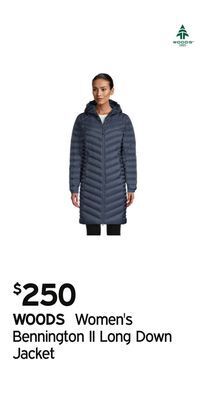Atmosphere Women's bennington ii long down jacket offer
