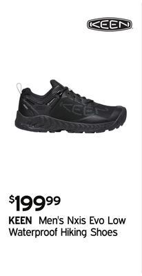 Atmosphere Men's nxis evo low waterproof hiking shoes offer