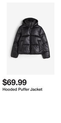 H&M Hooded puffer jacket offer