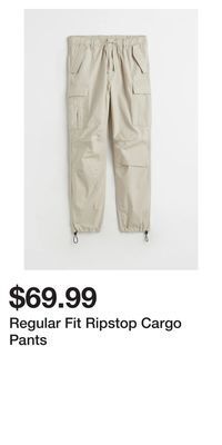 H&M Regular fit ripstop cargo pants offer