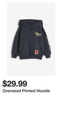 H&M Oversized printed hoodie offer