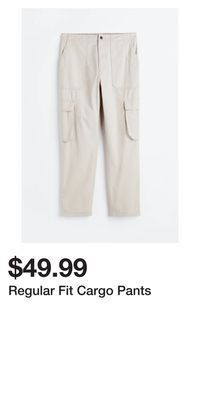 H&M Regular fit cargo pants offer