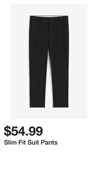H&M Slim fit suit pants offer