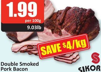 Starsky Double smoked pork bacon offer