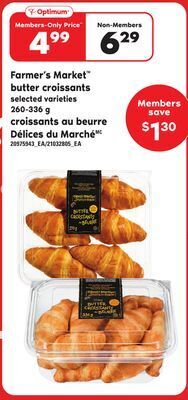 Independent City Market Croissants au beurre délices du marché, 260-336 g offer