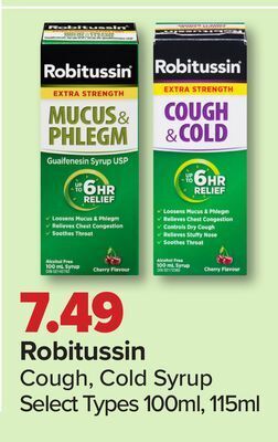 PharmaChoice Robitussin cough, cold syrup offer