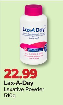 PharmaChoice Lax-a-day laxative powder offer