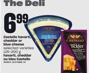Independent City Market Havarti, cheddar ou bleu castello, 125-200 g offer