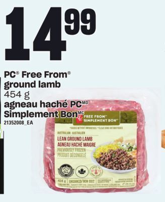 Independent City Market Agneau haché pc simplement bon, 454 g offer