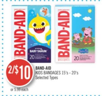 Shoppers Drug Mart Band-aid kids bandages offer