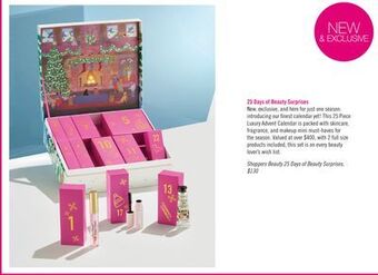 Shoppers Drug Mart Shoppers beauty 25 days of beauty surprises offer