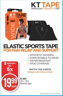 Shoppers Drug Mart Kt tape offer