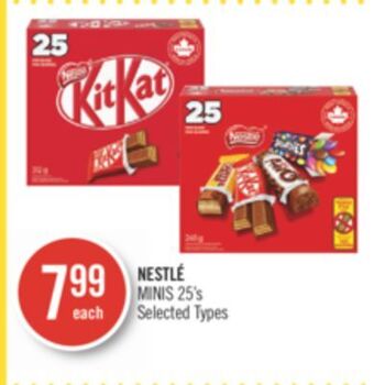 Shoppers Drug Mart Nestlé minis offer