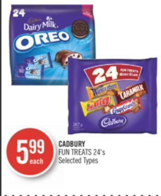 Shoppers Drug Mart Cadbury fun treats offer