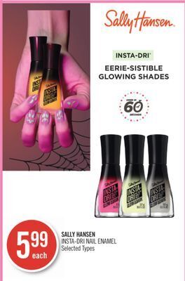 Shoppers Drug Mart Sally hansen insta-dri nail enamel offer