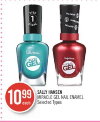 Shoppers Drug Mart Sally hansen miracle gel nail enamel offer