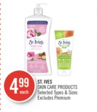 Shoppers Drug Mart St. ives skin care products offer