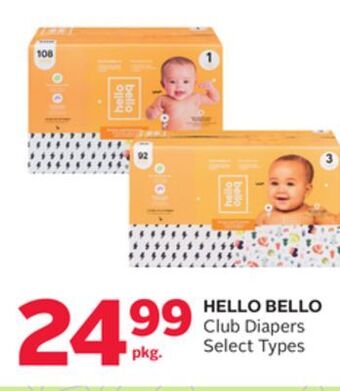 Rexall Hello bello club diapers offer