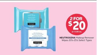 Rexall Neutrogena makeup remover wipes offer