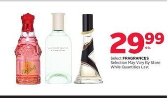 Rexall Select fragrances offer
