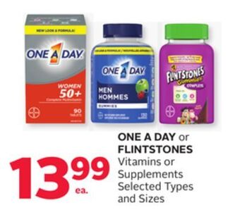 Rexall One a day or flintstones vitamins or supplements offer