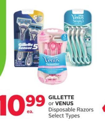 Rexall Gillette or venus disposable razors offer