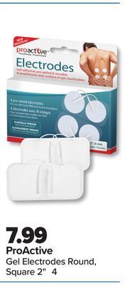 PharmaChoice Proactive gel electrodes round, square 2 offer