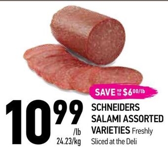 Coppa's Fresh Market Schneiders salami assorted varieties offer