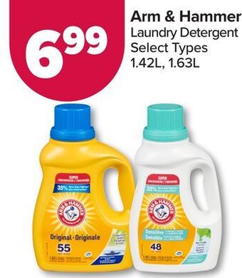 PharmaChoice Arm & hammer laundry detergent offer