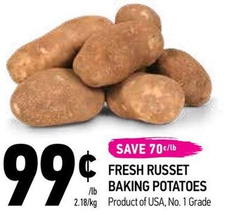 Coppa's Fresh Market Fresh russet baking potatoes offer