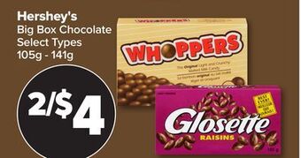 PharmaChoice Hershey's big box chocolate offer