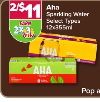 PharmaChoice Aha sparkling water offer