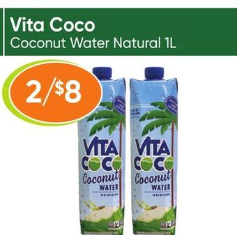 Healthy Planet Vita coco coconut water natural offer